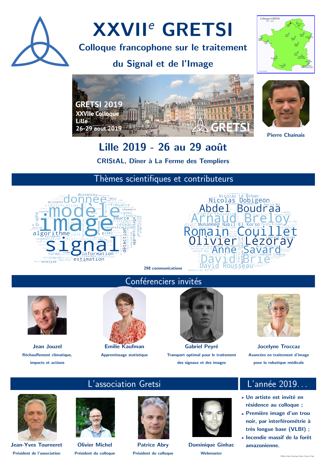 Affiche du colloque 2019